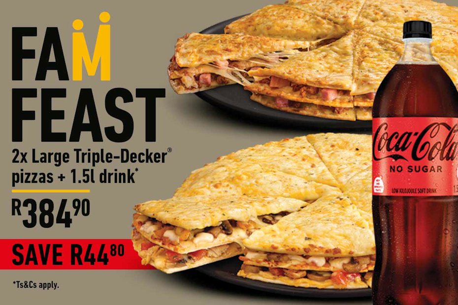 Debonairs pizza online menu