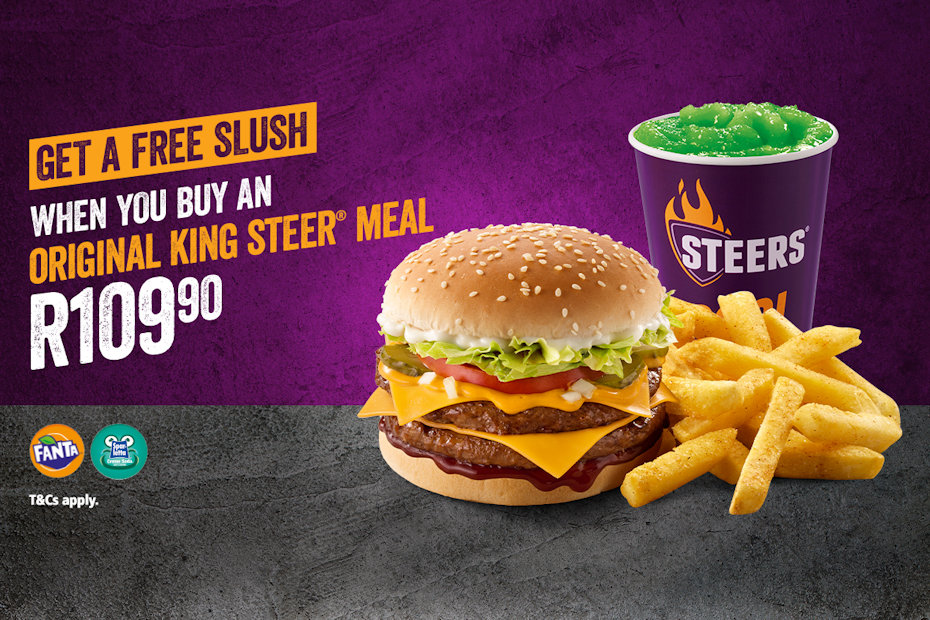 Steers on sale burger menu